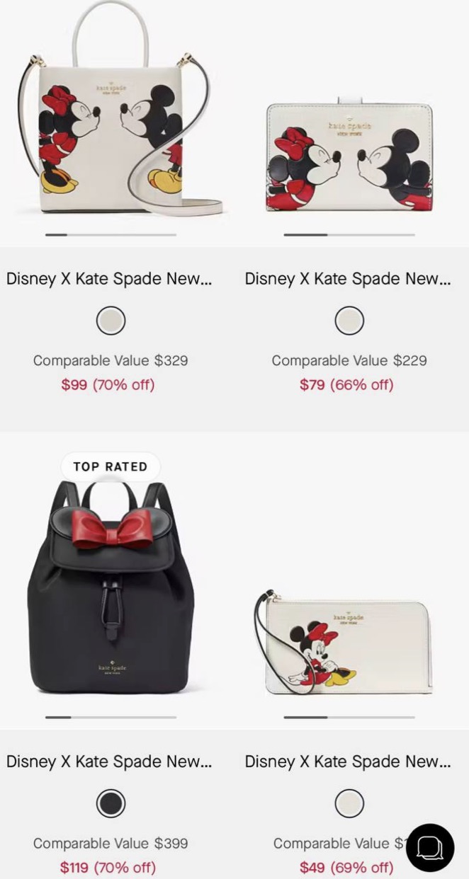 Up to 70% Off Kate Spade X Disney!