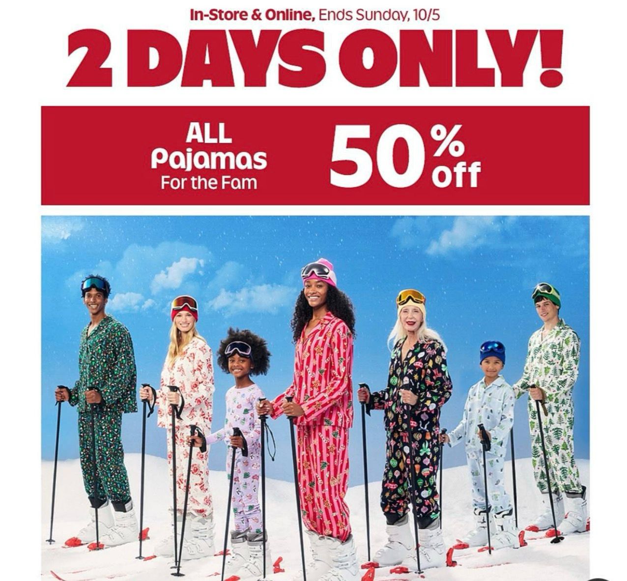 50% off Sleep for the Family from Old Navy