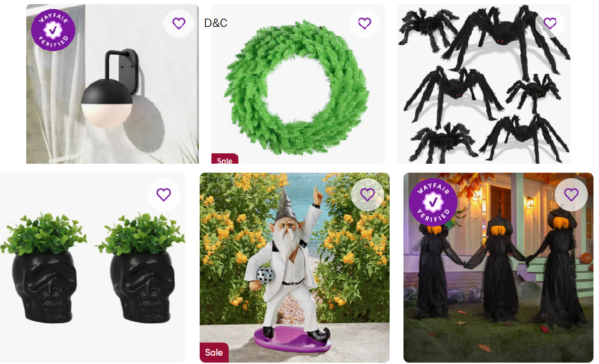 Halloween Outdoor decor from $25