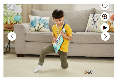 VTech Bluey Bluey’s Keytar with Accessories, Baby and Toddler Toys