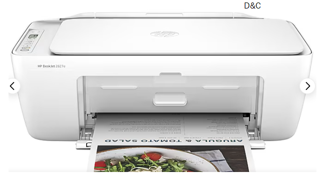 HP DeskJet 2827e Wireless Color All-In-One Inkjet Printer, Best for Home, 3 Months Free Instant Ink (6W7F5A)