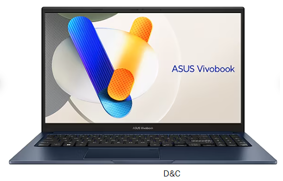 ASUS Vivobook 15 FHD 15.6″ Laptop, Intel Core 5 120U, 16GB RAM, 512 GB SSD, Backlit Keyboard, Windows 11
