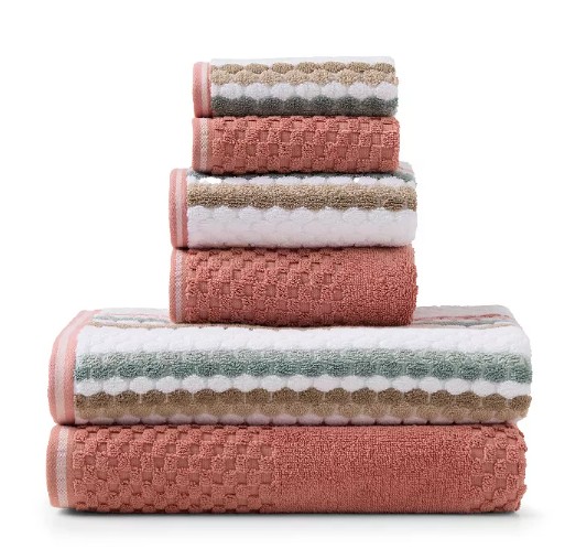 Michael Kors Women’s Jet Set Travel Medium Double Pocket Tote Bag, Bright Red