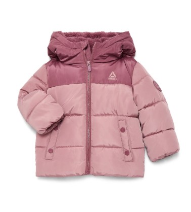 Reebok Toddler Heavyweight Puffer Jacket with Hood, Sizes 12M-5T