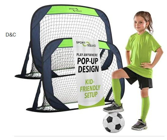 Sport Soccer Goal Net Set Set of Two 4′