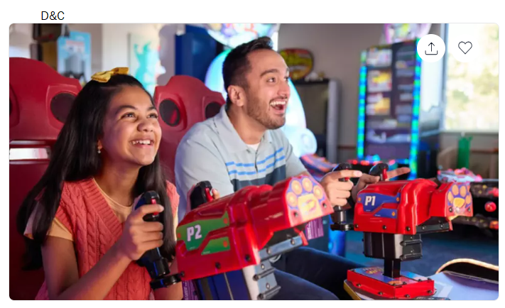 CHUCK E CHEESE!! 🛝Get 2 Unlimited Play Passes, 1 Large Pizza & 4 drinksUse any day of the week too!!