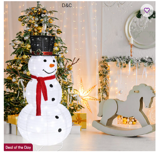 Snowman Lighted Display
