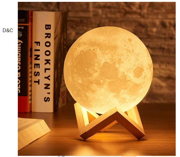 Moon Light Lamp for Kid Friend Birthday Gifts, Room Decor