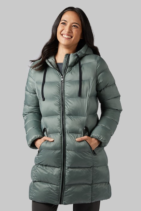 WOMEN’S 3/4 PUFFER COAT