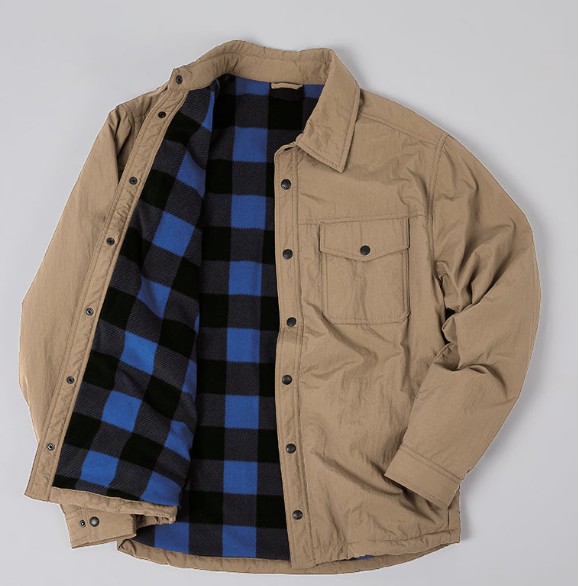 MEN’S COMMUTER TECH FLEECE-LINED SHIRT JACKET