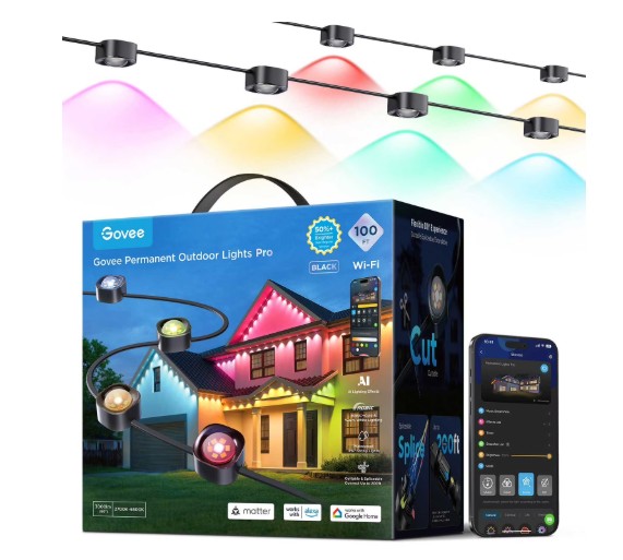 Govee Pro 100-ft Cuttable LED Permanent Outdoor Lights