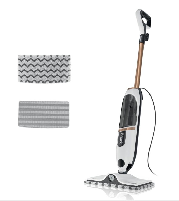 Shark SteamSpot Steam Mop with Steam Blaster Technology and 3 Pads