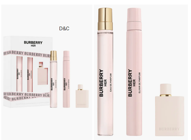 Burberry Her Travel Size Fragrance Set