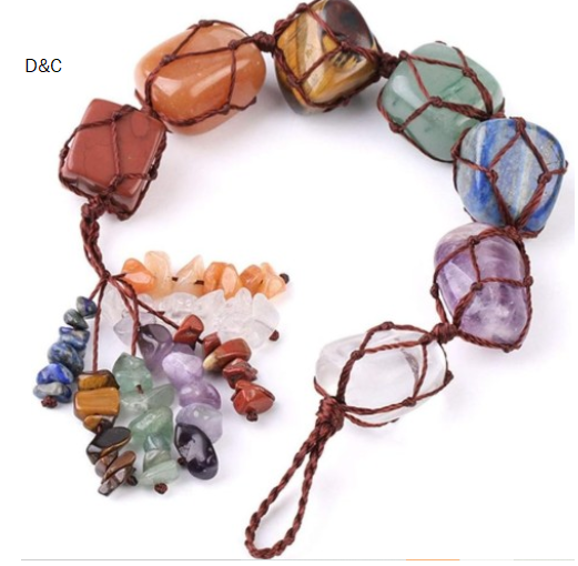 Tree of Life Healing Crystals 7 Chakra Hanging Wall Ornament