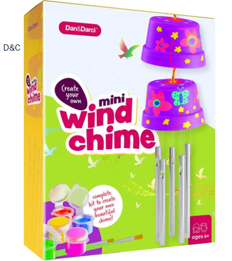 Mini Wind Chime Making Kit – Create & Paint Mini Wind Chime