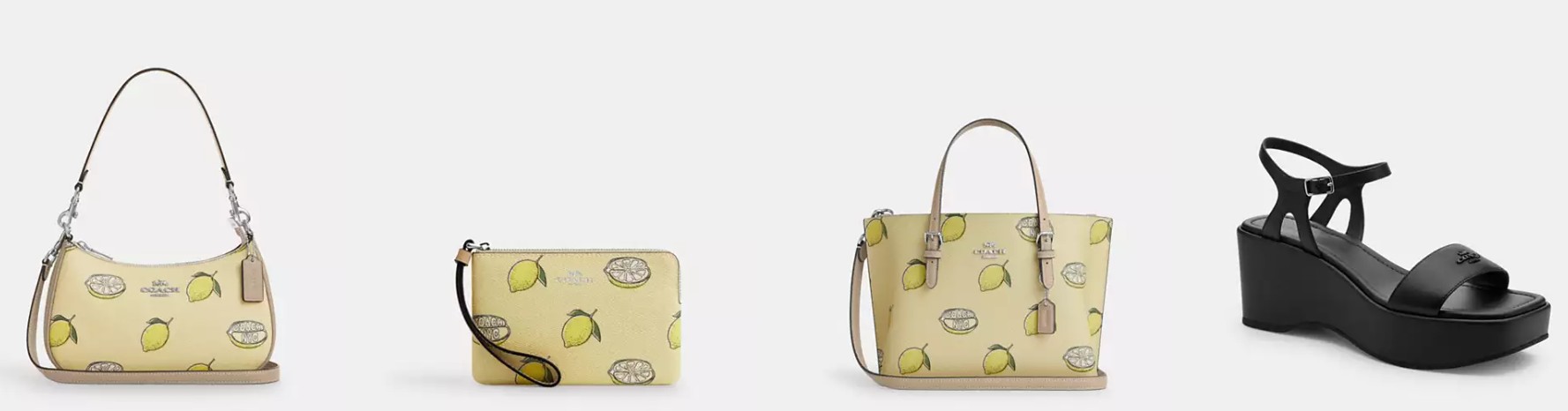 Teri Shoulder Bag With Lemon Print