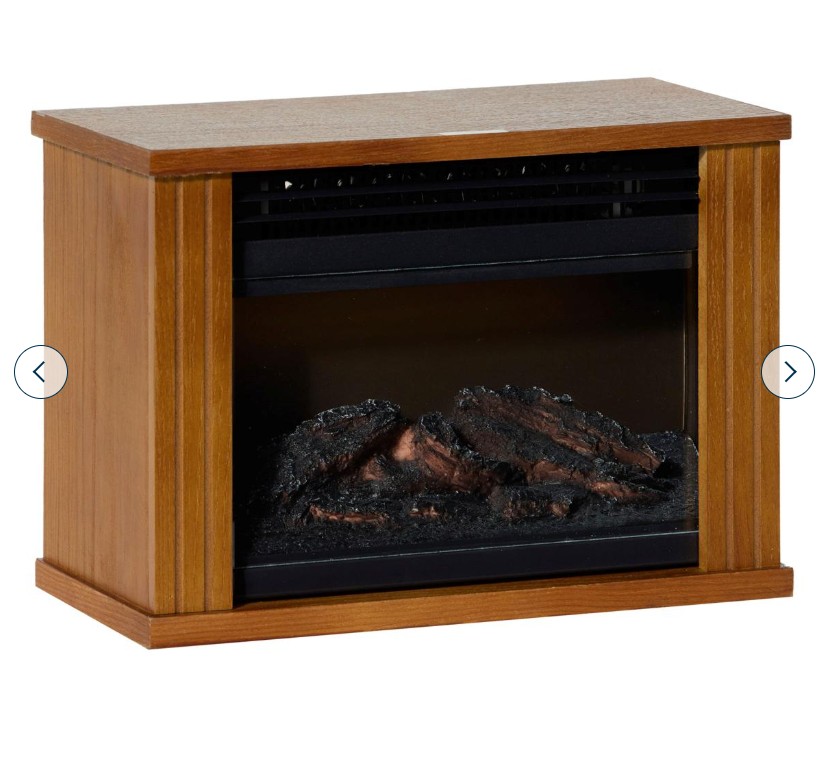Warm Living 3D Fireplace Tabletop Stove Heater