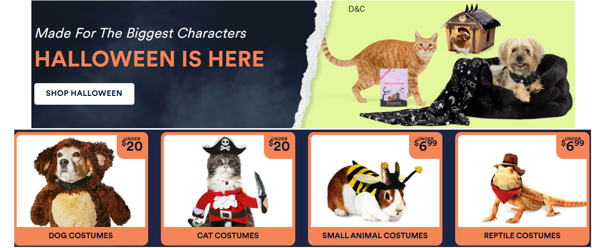 Halloween for Pets 50% off