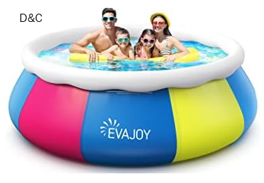 Evajoy Swimming Pool, EVAJOY 10ft ×30in