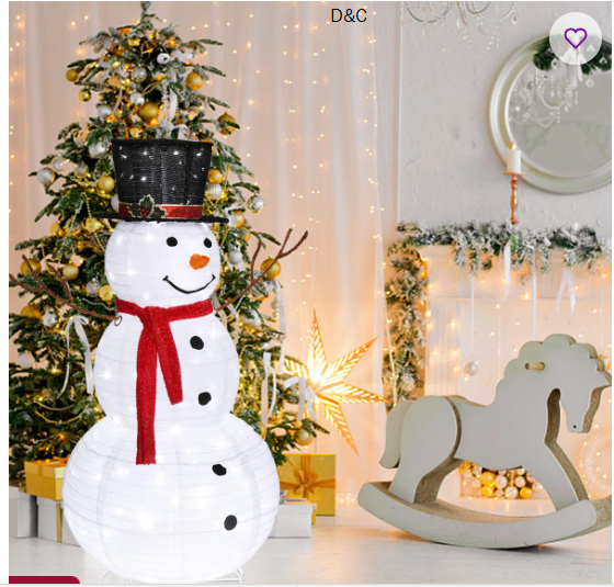 Snowman Lighted Display
