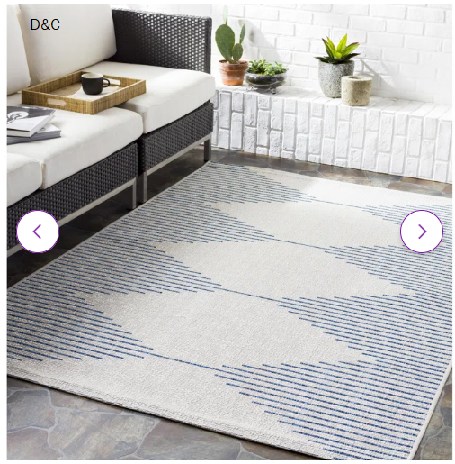 Jaceyon Indoor/Outdoor Geometric Gray Area Rug
