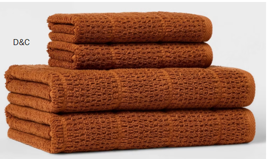 4pc Value Bathroom Towel Bundle Set (2 Bath + 2 Hand) – Threshold™