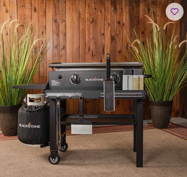 Blackstone 28″ Griddle with Front Shelf and Soft Cover