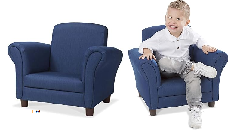 Melissa & Doug Denim Fabric Child’s Armchair
