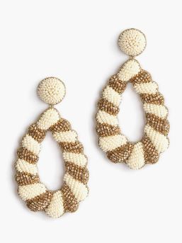Elenor Beaded Teardrop Earrings