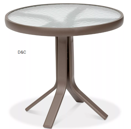 Oasis Outdoor Aluminum 20″ Round End Table