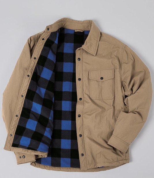 MEN’S COMMUTER TECH FLEECE-LINED SHIRT JACKET