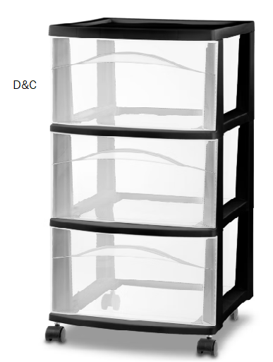 3 Drawer Medium Cart – Brightroom™