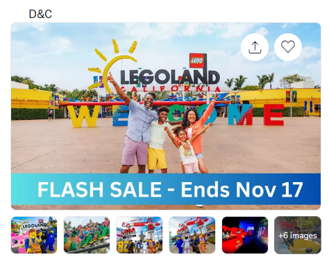LEGOLAND + Sea Life Hopper Admission Buy 1 Get 1 FREE ❤️