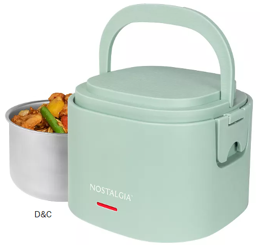 Nostalgia Electrics 20 oz. Portable Heated Lunch Box