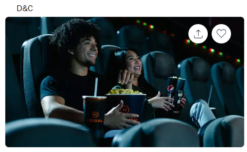 Perfect for weekend date night 🎥Regal Premiere Movie Tickets