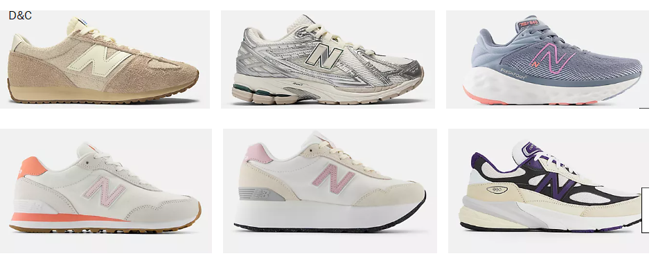 New Balance upto 50% offPlus Buy 1, Get 1 50% off