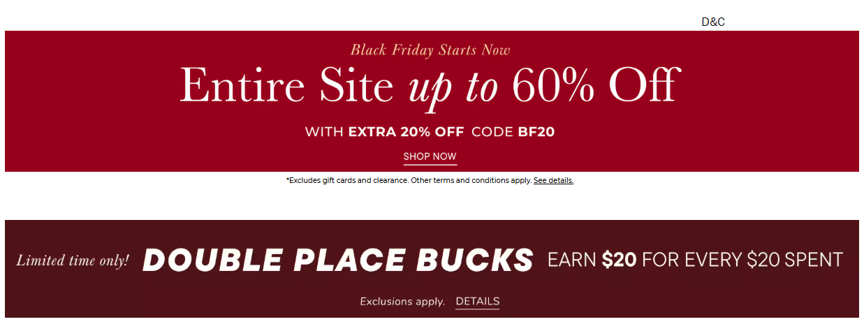 Gymboree Black Friday deals are live