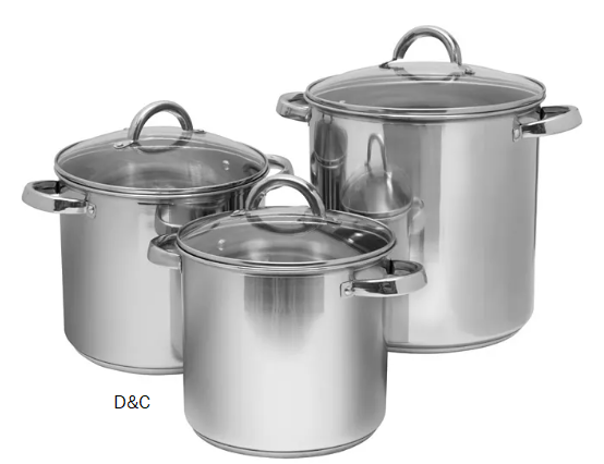 Sedona Kitchen Glidesteel Stainless Steel Nonstick 2-Pc. Frypan Set