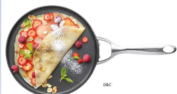 ID3 9.5″ Hard anodized Cast Crepe Pan