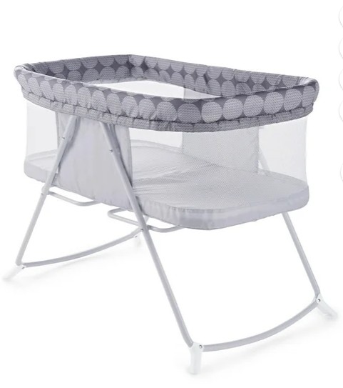 Ingenuity Foldaway Rocking Baby Bassinet Classic – Crosby