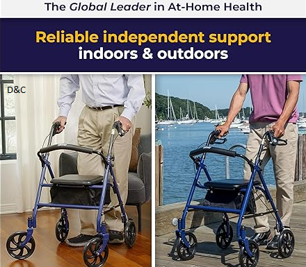 Drive Medical Drive Medical Rollator Blue