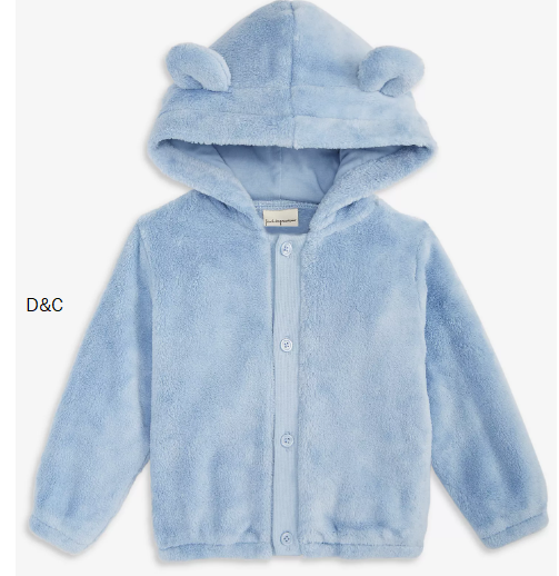 Baby Bear-Ear Hooded Faux-Sherpa Jacket, Macy’s Exclusive