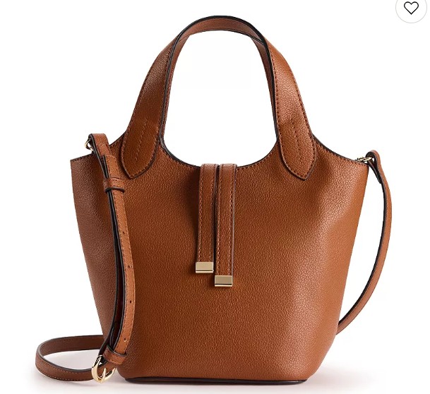 LC Lauren Conrad Soft Tote Crossbody Bag