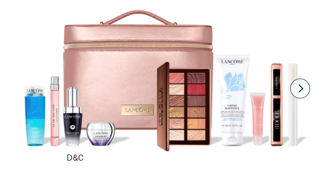Lancôme 2025 Holiday Beauty Box with Train Case