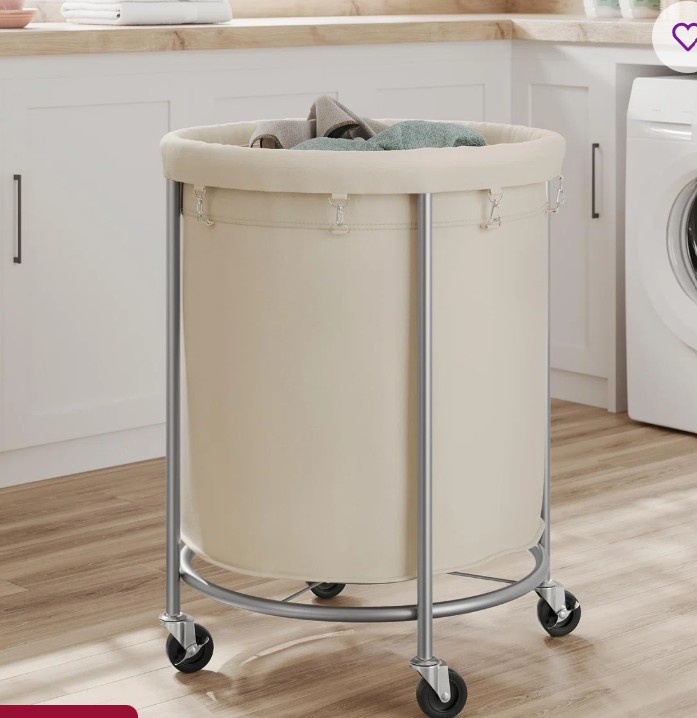 Laundry Basket With Wheels