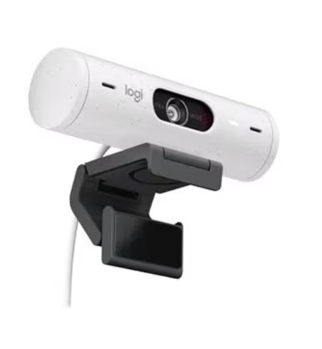 Logitech Brio 500 Webcam – Off White