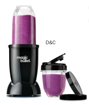 Magic Bullet Essential with To-Go Lid – All Black