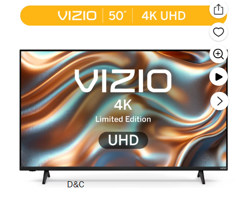 VIZIO 50″ Class 4K LED HDR Limited Edition Smart TV (NEW) V4K50S-08