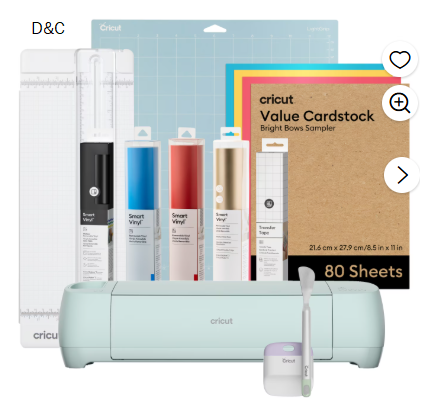 Cricut Explore 3 + Essentials Tools and Materials Bundle