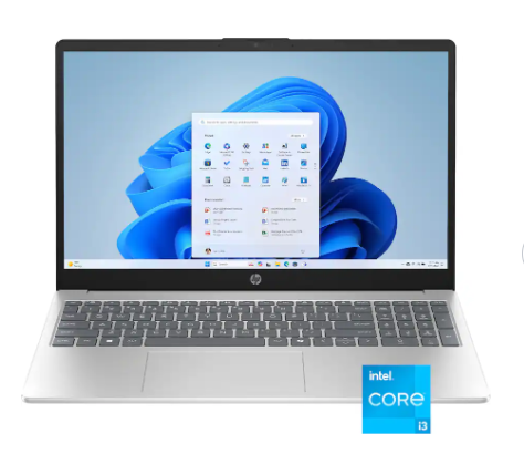 HP – 15.6″ Laptop – Intel Core i3 – 8GB Memory – 128GB UFS – Natural Silver